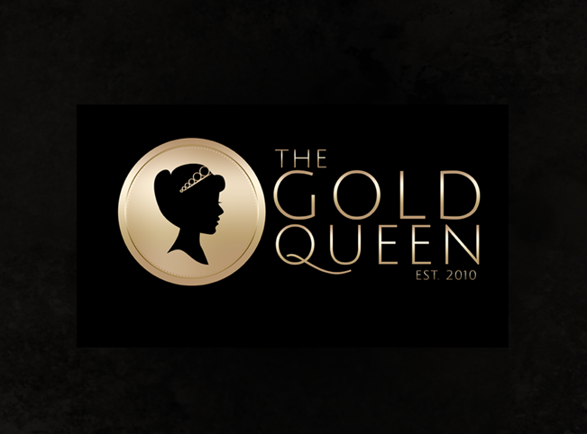 Logo Design The Gold Queen Artenesse